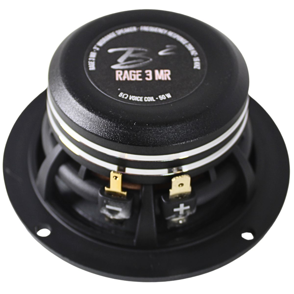 Rage 3" 80 Watts RMS 6-Ohm Compact Midrange Loudspeaker Pair B2-RAGE3MR