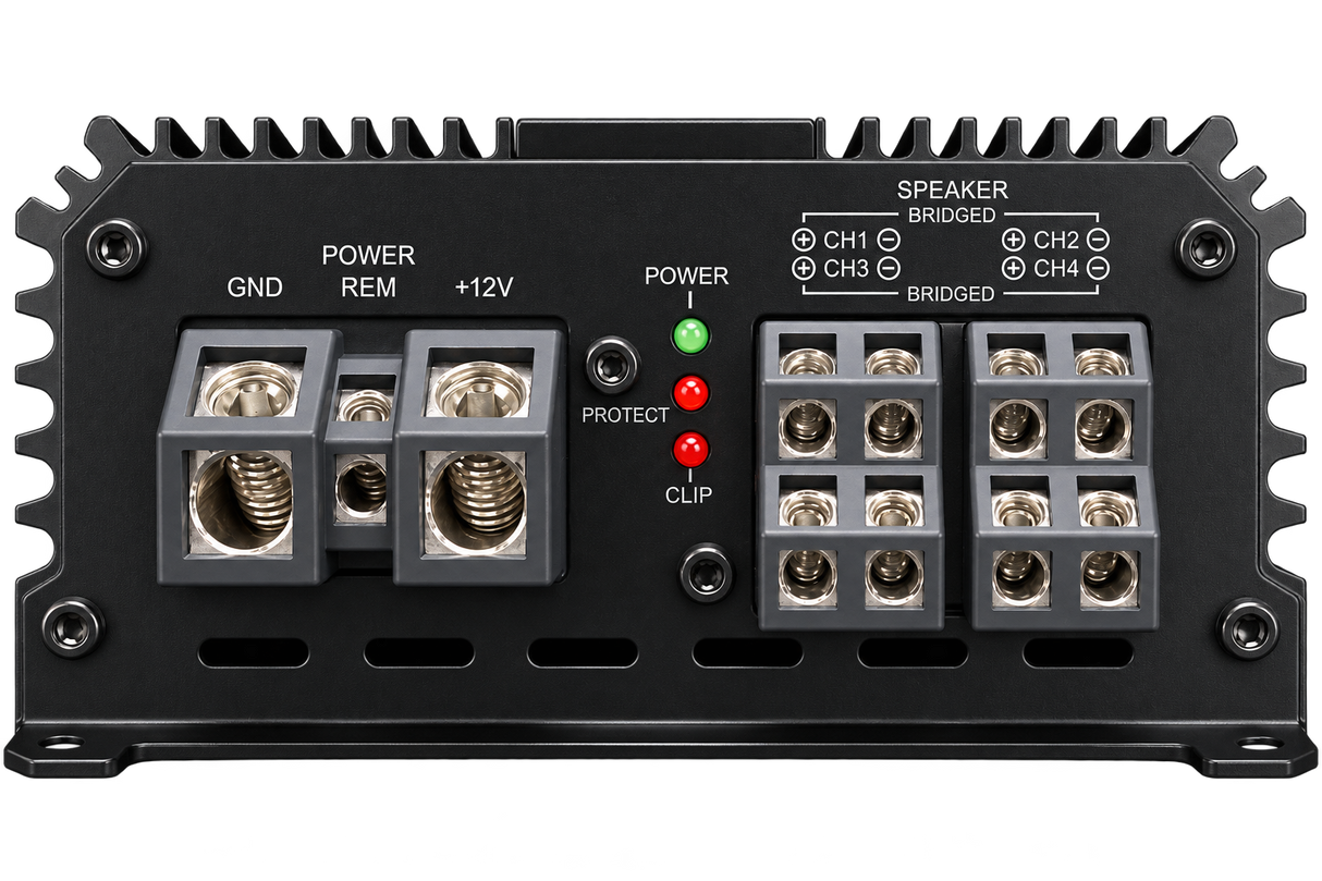Ruthless Audio Ruthless Audio 400.4 Micro 4 Channel Amplifier - Car Audio