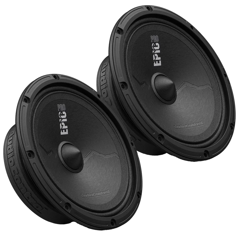 AudioControl EPICPRO6S 6.5" Slim Midrange Speakers, 200W RMS, 4 Ohms (Pair)
