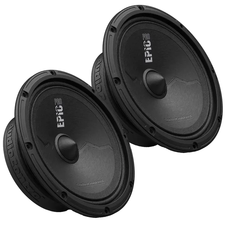 AudioControl AudioControl EPICPRO6S 6.5" Slim Midrange Speakers, 200W RMS, 4 Ohms (Pair) - Car Audio