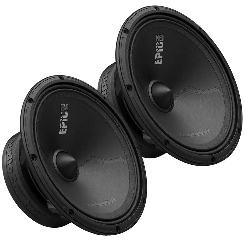 AudioControl AudioControl EPICPRO8X 8" Midrange Speakers, 250W RMS, 4 Ohms (Pair) - Car Audio