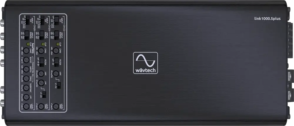 Wāvtech Wāvtech link1000.5plus 1,000 Watt 5-Channel Amplifier - Car Audio