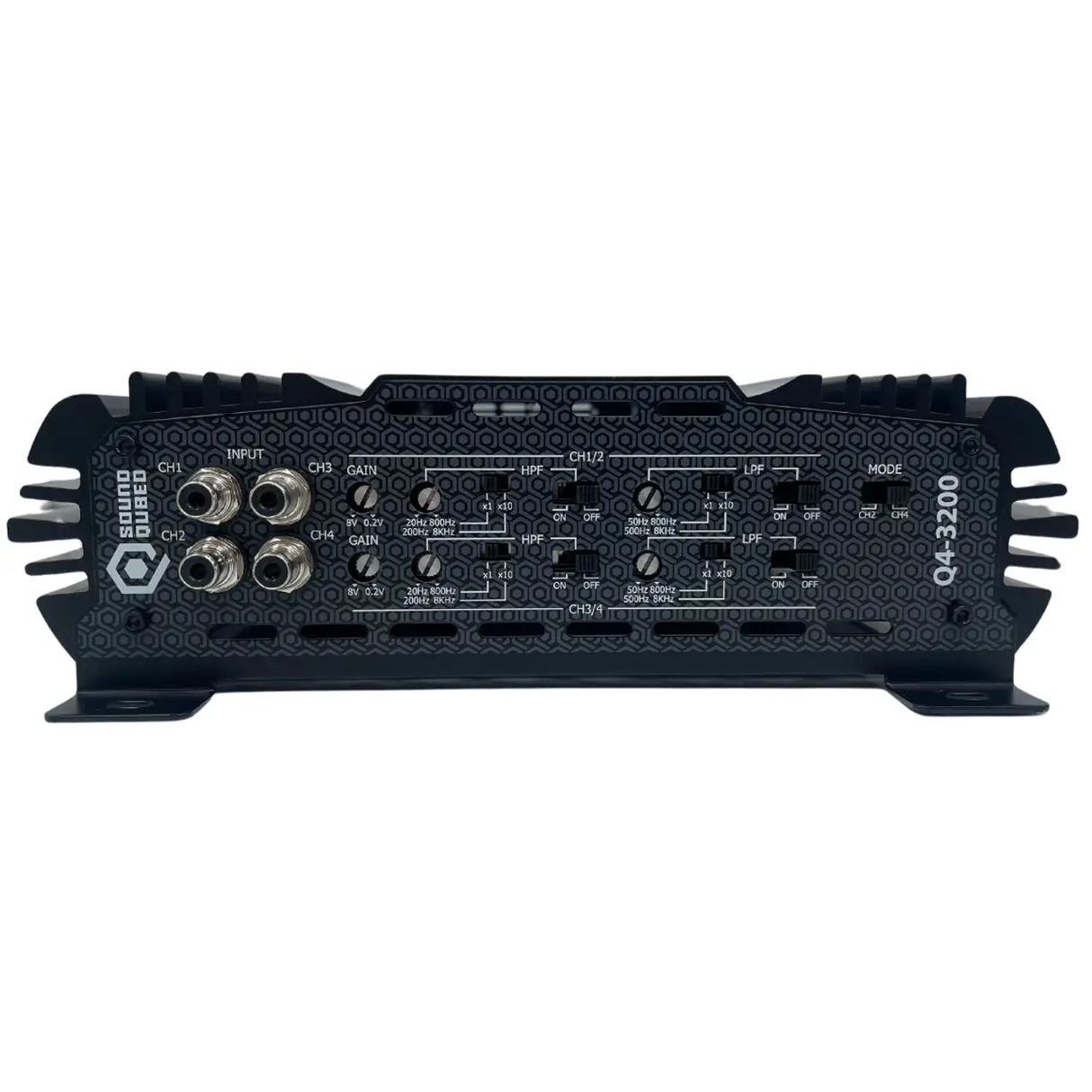 SoundQubed SoundQubed Q4-3200 16v Q Series 4 Channel Amplifier - Car Audio