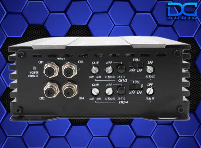 DC Audio PS1200x4 - Mini 4 Channel Amplifier