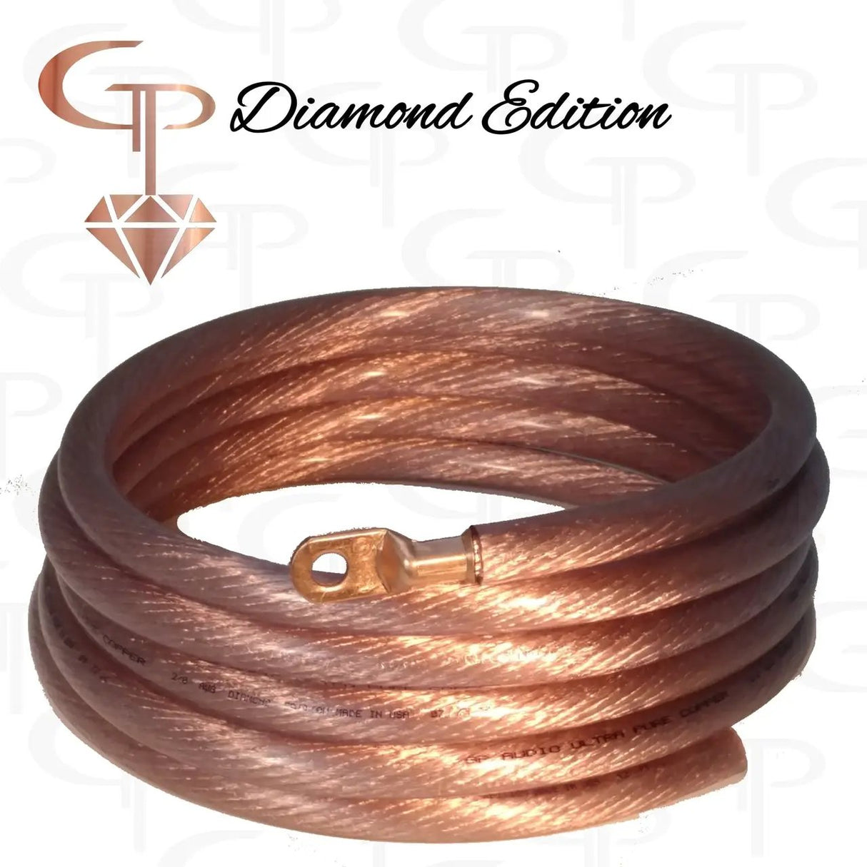 GP Car Audio *NEW* 2/0 AWG GP Diamond Edition CLEAR - Car Audio