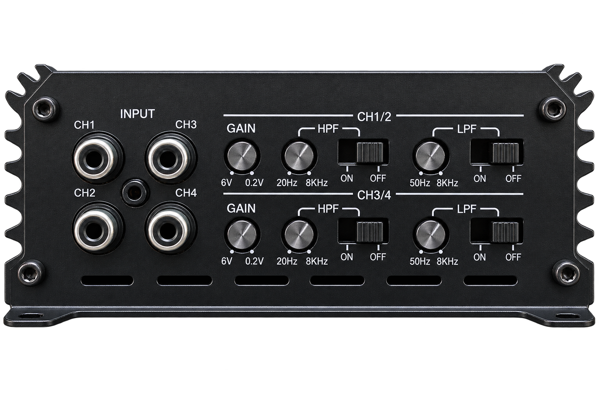 Ruthless Audio Ruthless Audio 1200.4 Micro 4 Channel Amplifier - Car Audio