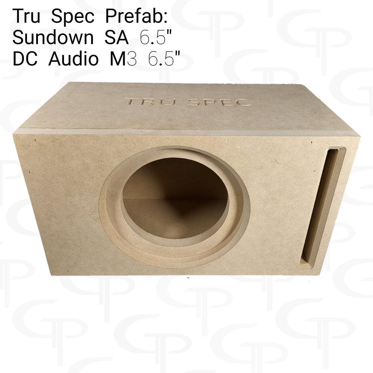 TRU SPEC Prefab Single 6.5" Subwoofer Enclosure Sundown SA / DC M3