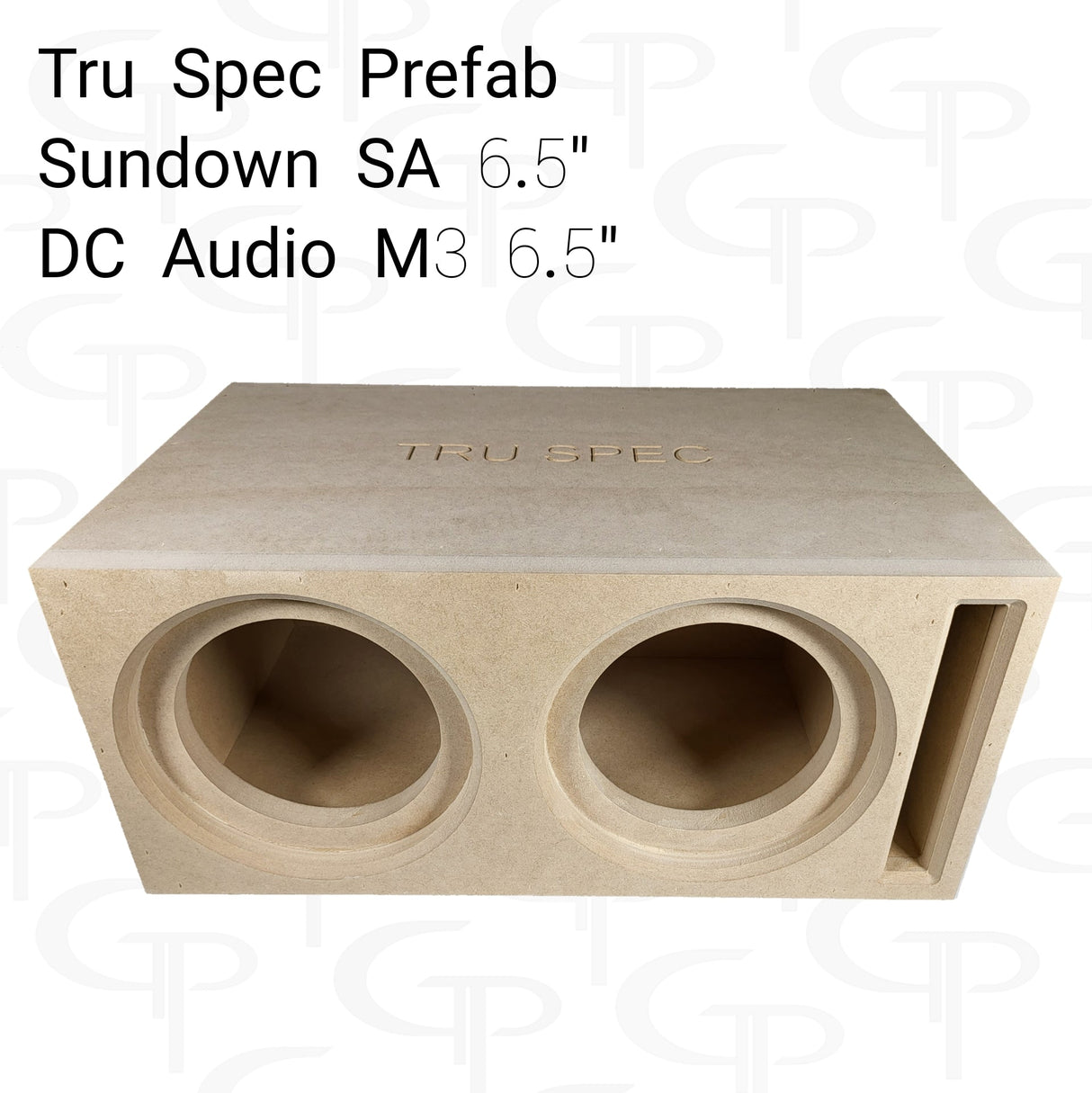 TRU SPEC Prefab Dual 6.5" Subwoofer Enclosure Sundown SA / DC M3