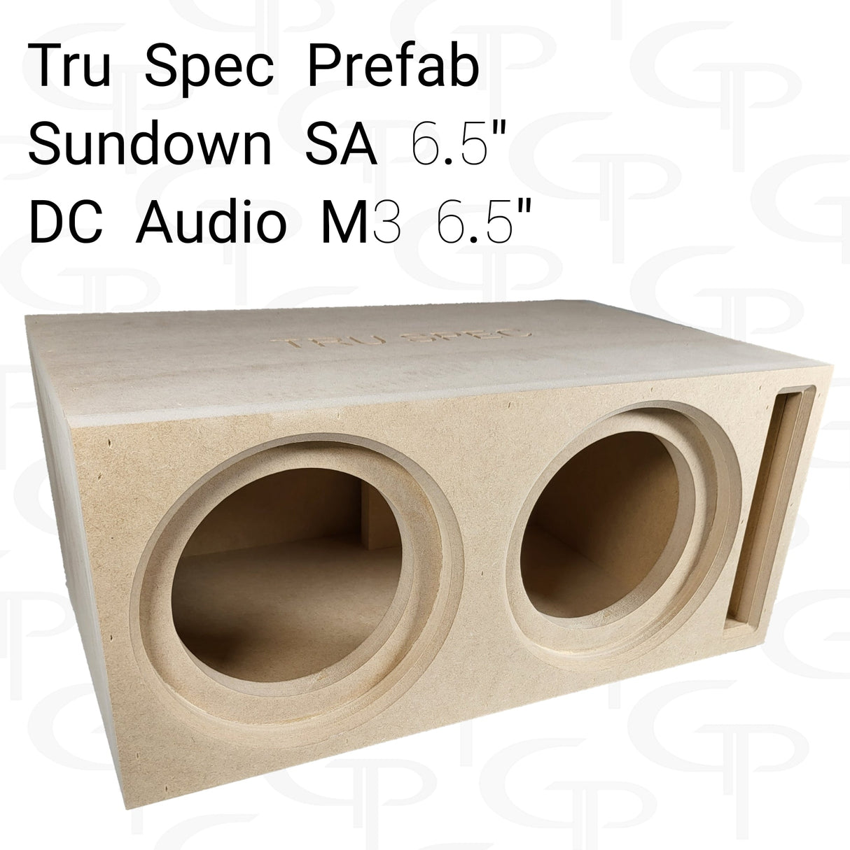 TRU SPEC Prefab Dual 6.5" Subwoofer Enclosure Sundown SA / DC M3