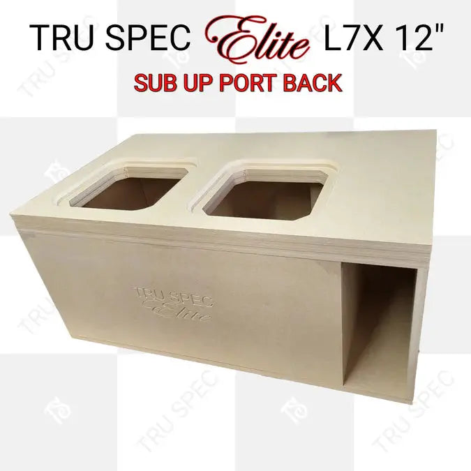 GP Car Audio TRU SPEC Elite Prefab Dual Kicker Solo X 12" L7X Sub Up Port Back Subwoofer Enclosure - Car Audio