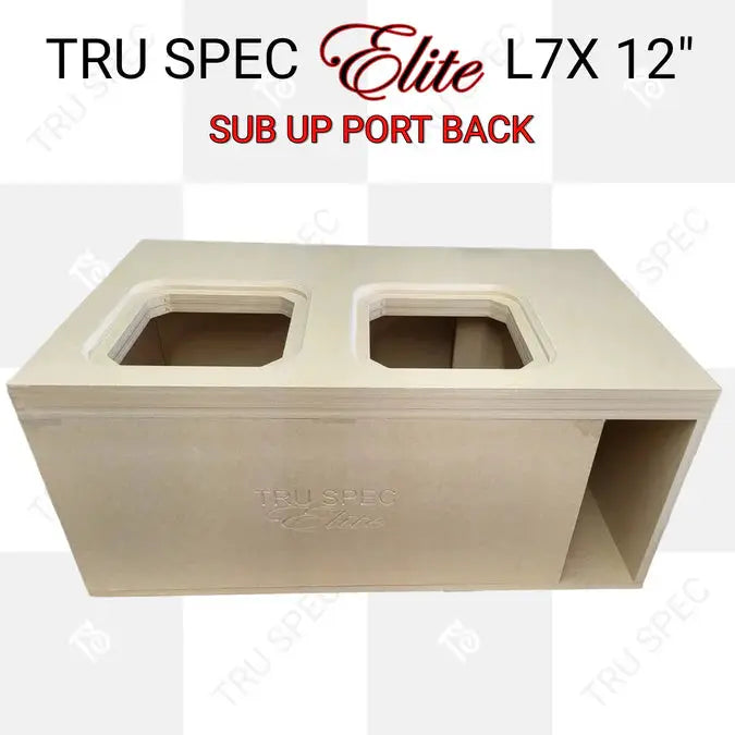 GP Car Audio TRU SPEC Elite Prefab Dual Kicker Solo X 12" L7X Sub Up Port Back Subwoofer Enclosure - Car Audio