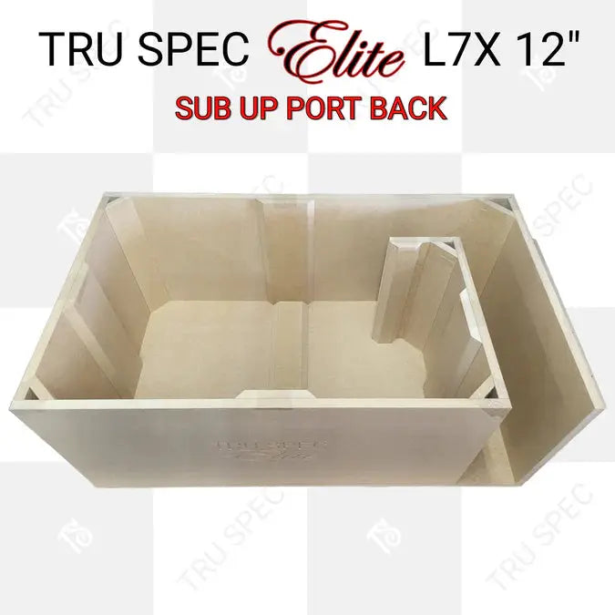 GP Car Audio TRU SPEC Elite Prefab Dual Kicker Solo X 12" L7X Sub Up Port Back Subwoofer Enclosure - Car Audio