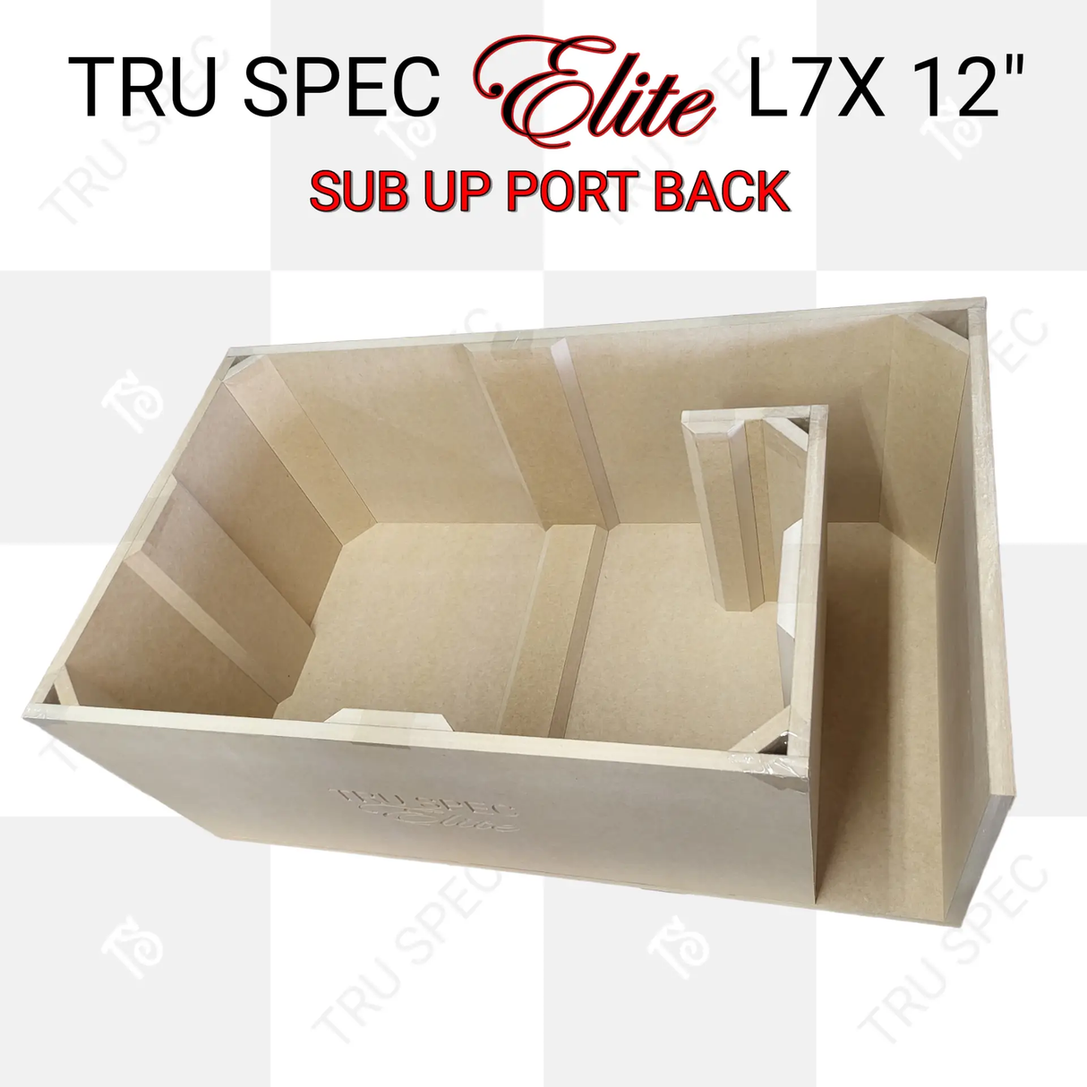 GP Car Audio TRU SPEC Elite Prefab Dual Kicker Solo X 12" L7X Sub Up Port Back Subwoofer Enclosure - Car Audio