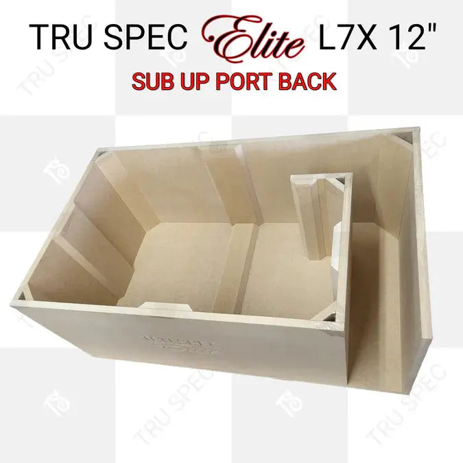 GP Car Audio TRU SPEC Elite Prefab Dual Kicker Solo X 12" L7X Sub Up Port Back Subwoofer Enclosure - Car Audio