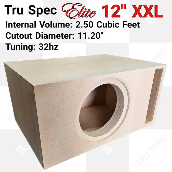 GP Car Audio Tru Spec Elite Single 12" XXL: Sundown M, X, Zv6, Zv7, NSv6 - Car Audio