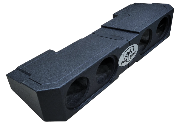 Fox Acoustics Fox Acoustics FoxBox® 2007+ GM Crew Cab Quad 8" Subwoofer Enclosure - Car Audio