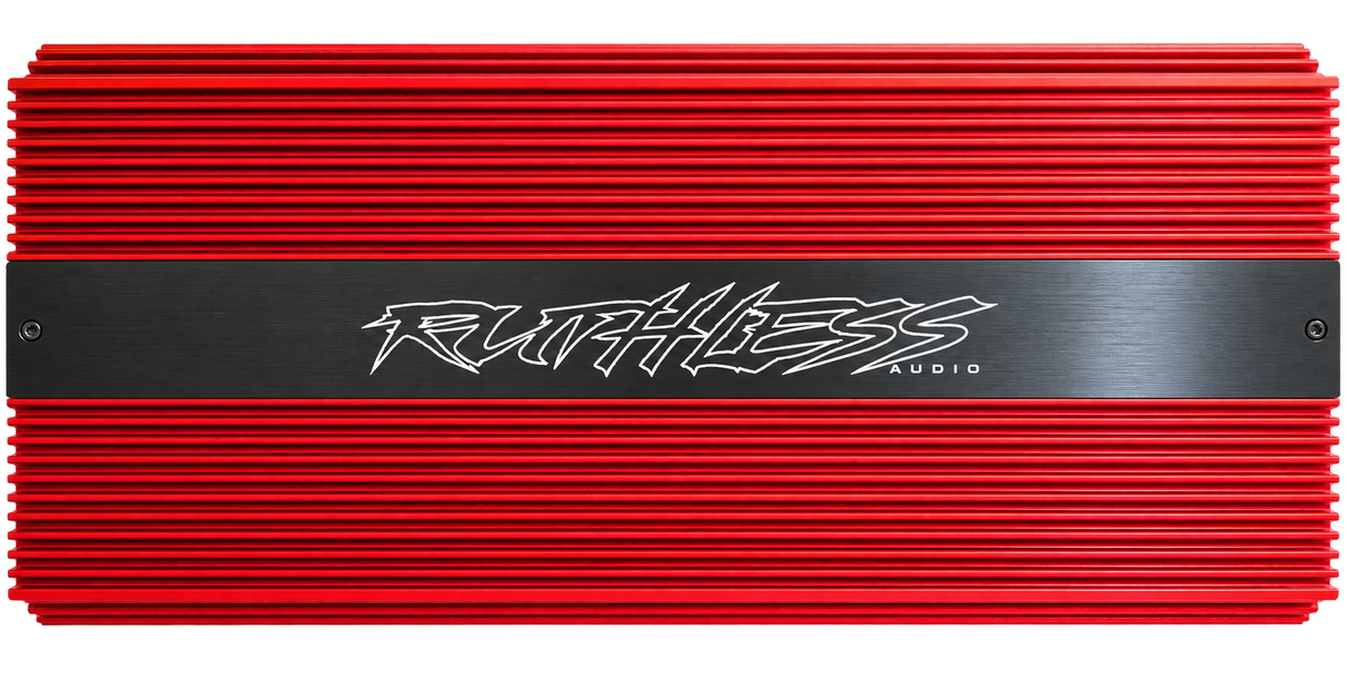 Ruthless Audio Ruthless Audio 7500.1 Red 7,500 Watt Monoblock Amplifier - Car Audio