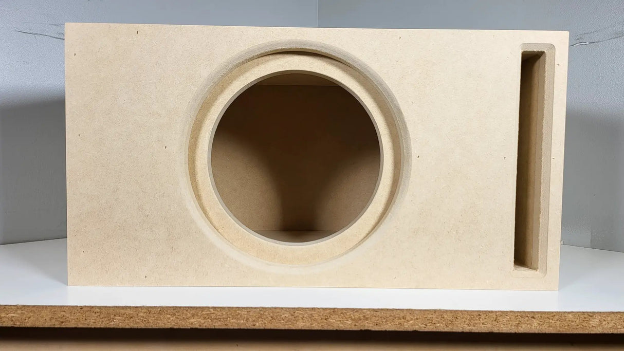 GP Car Audio TRU SPEC Prefab Single 8" Subwoofer Enclosure Sundown SA - Car Audio