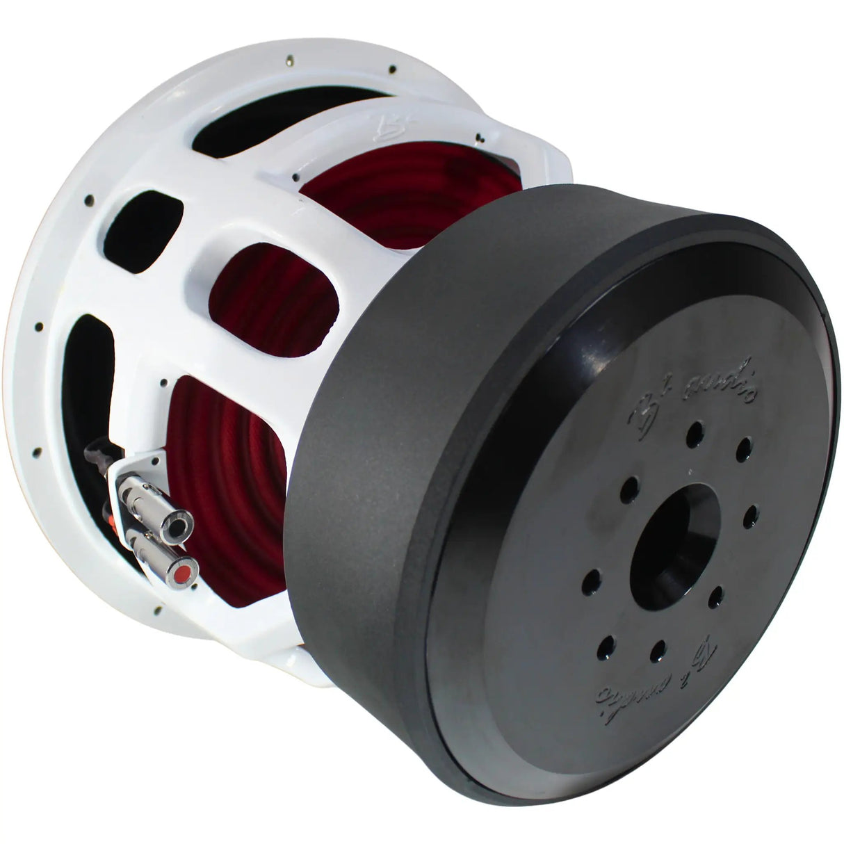 B2 Audio B2 Audio RAGE Series V4 12" 2000 Watt RMS Dual 2-Ohm 3" Voice Coil Subwoofer - Car Audio