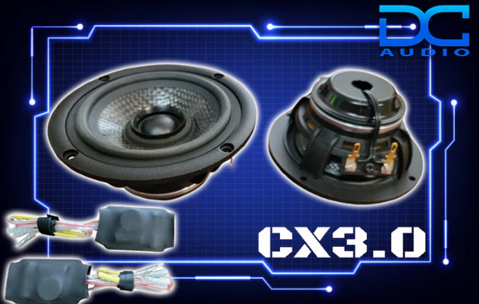 DC Audio 3.0" Coaxial Speakers DC-3.0CX