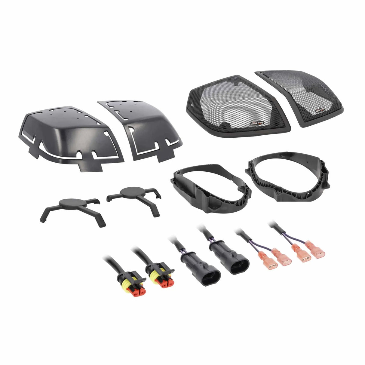 Saddle Tramp Saddle Tramp CUT-IN SADDLEBAG LIDS - FITS HARLEY-DAVIDSON 2014-2023.5 BC-HDC69-2 - Car Audio