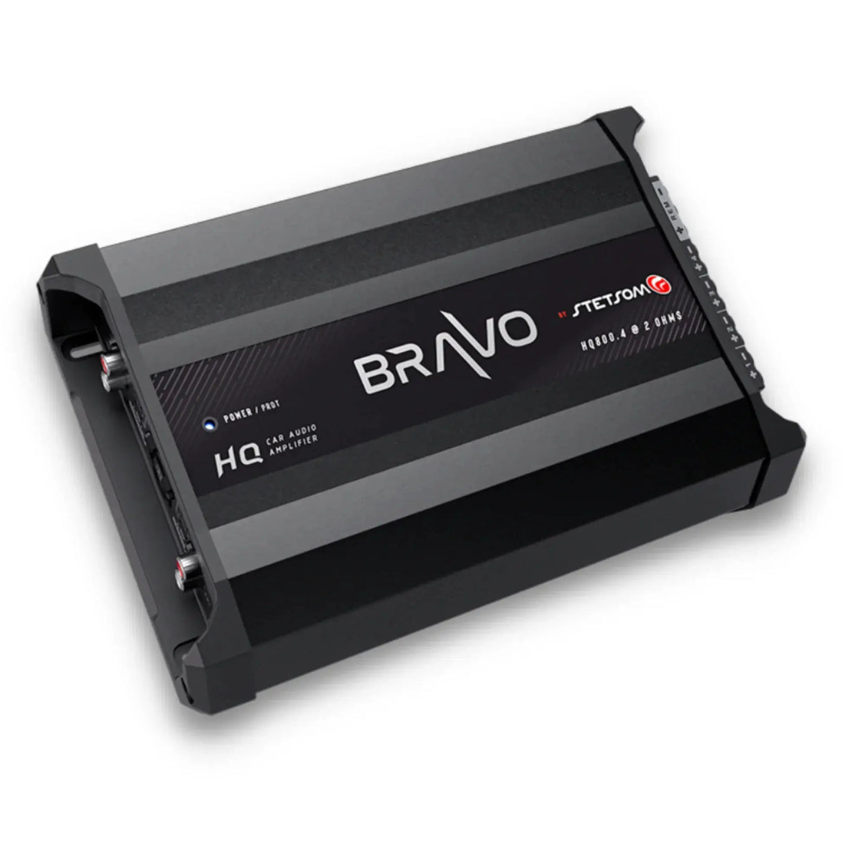 Stetsom Bravo HQ 800.4 Multichannel Car Audio Digital Amplifier - 2 Ohms Stable - 800 Watts RMS 4 Independent Channels - Trinity Car Audio