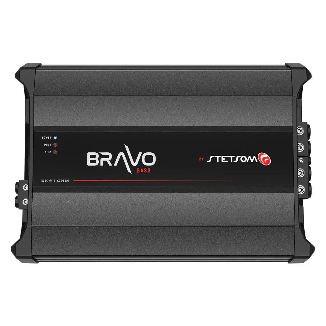 Stetsom BRAVO BASS 5K Digital Subwoofer Amplifier Mono 1 Channel Class D 5000 Watts RMS - Trinity Car Audio