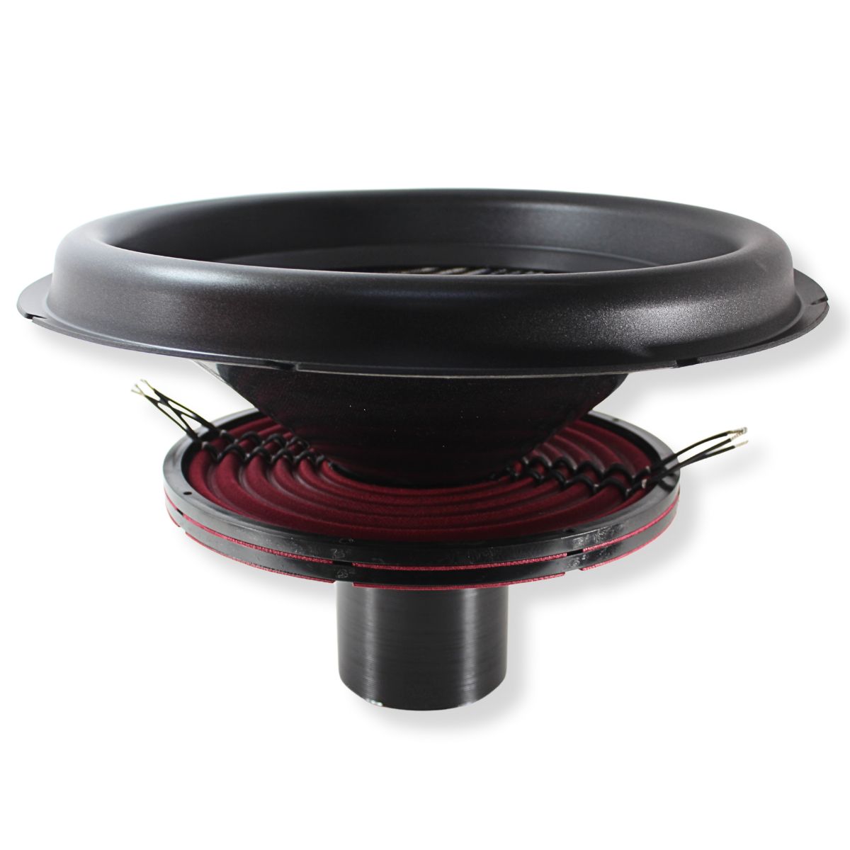 B2 Audio Rampage 18" Re-cone Kit Drop 2-Ohm 4" Coil Carbon Fiber
