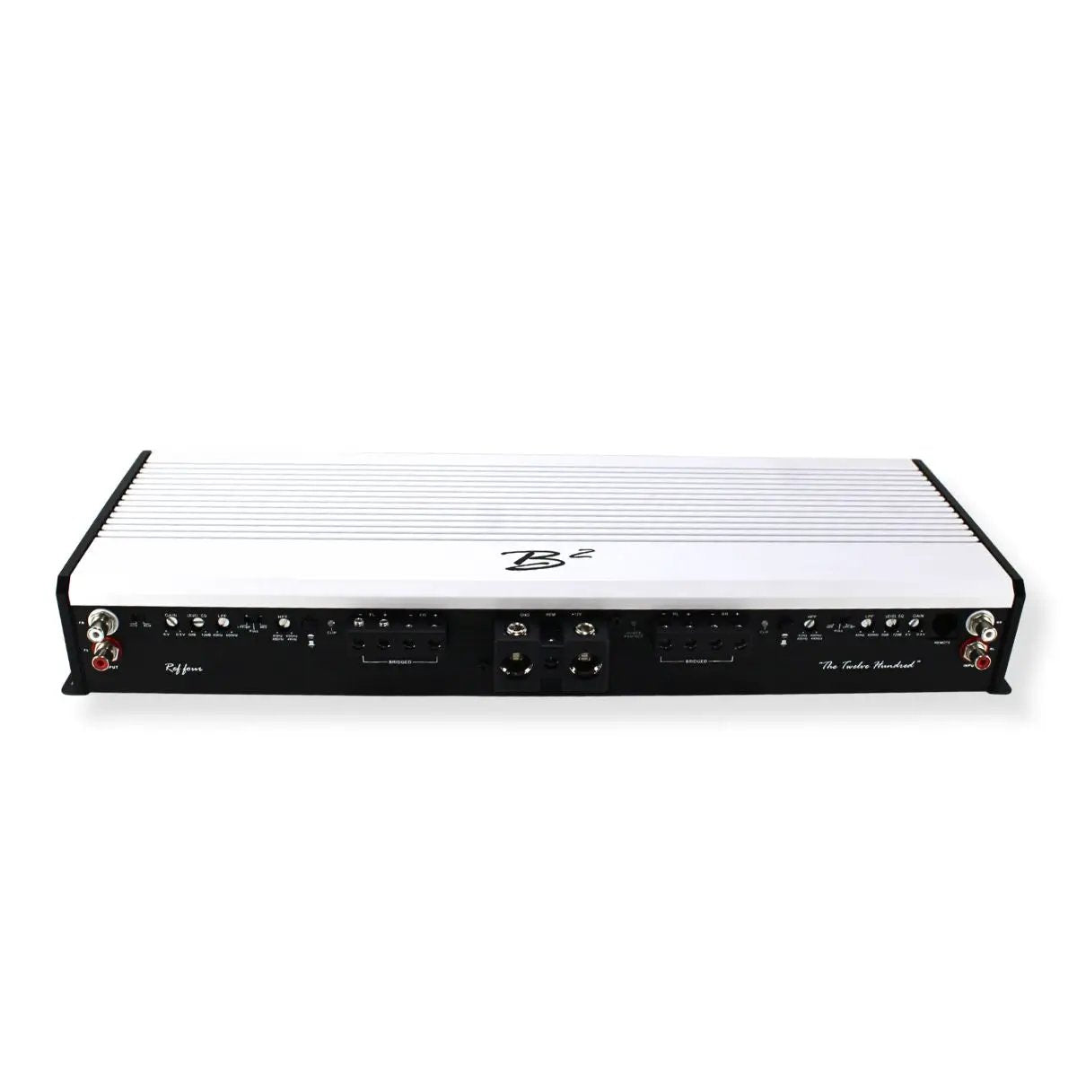 B2 Audio B2 Audio 4CH 1200W SQ Amplifier 4-ohm Bridgeable Class A/B Ref Four - Car Audio