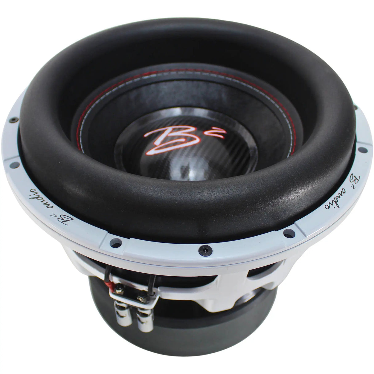 B2 Audio B2 Audio RAGE Series V4 12" 2000 Watt RMS Dual 2-Ohm 3" Voice Coil Subwoofer - Car Audio