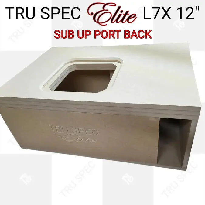 GP Car Audio TRU SPEC Elite Prefab Kicker Solo X 12" L7X Sub Up Port Back Subwoofer Enclosure - Car Audio