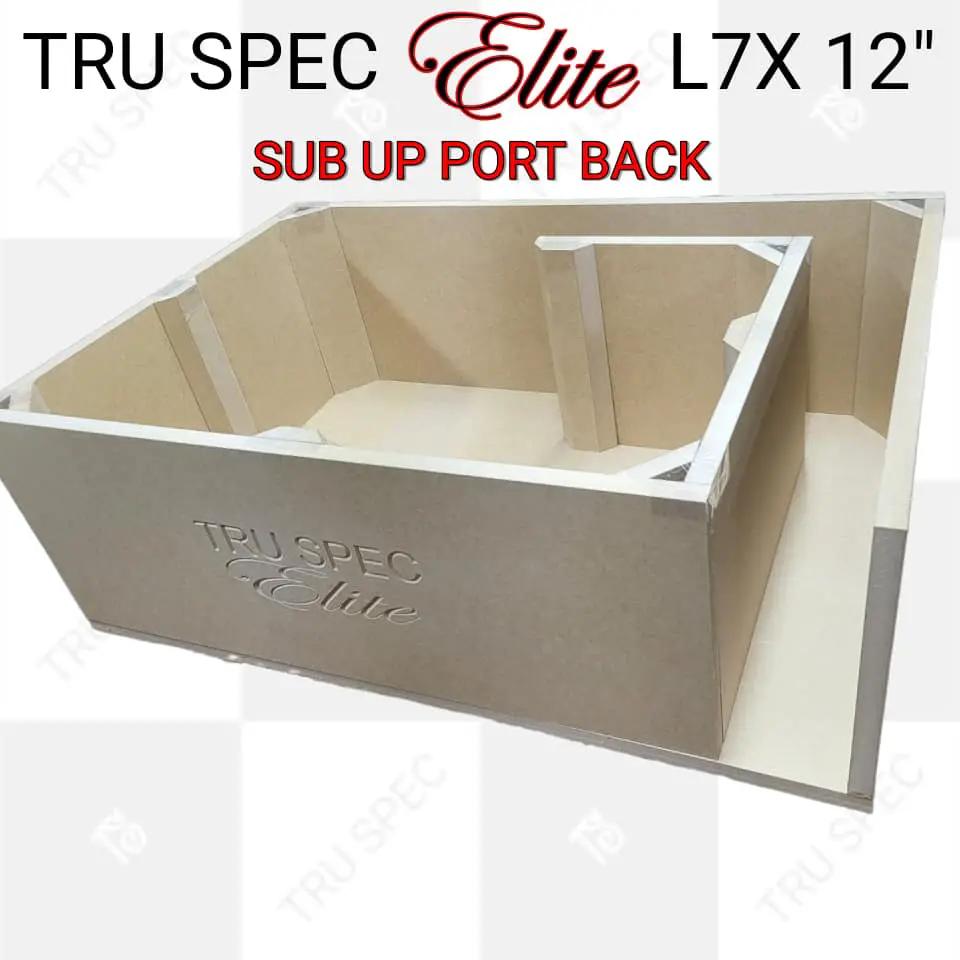 GP Car Audio TRU SPEC Elite Prefab Kicker Solo X 12" L7X Sub Up Port Back Subwoofer Enclosure - Car Audio