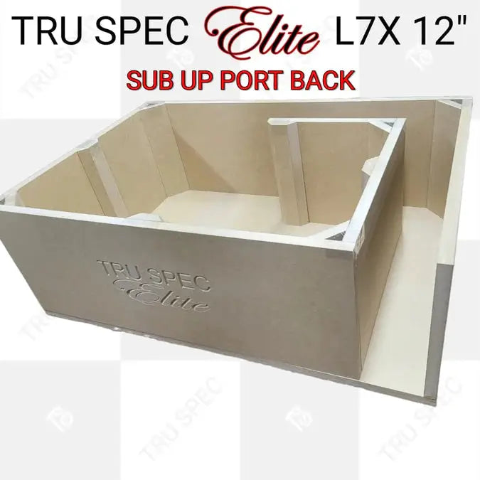 GP Car Audio TRU SPEC Elite Prefab Kicker Solo X 12" L7X Sub Up Port Back Subwoofer Enclosure - Car Audio