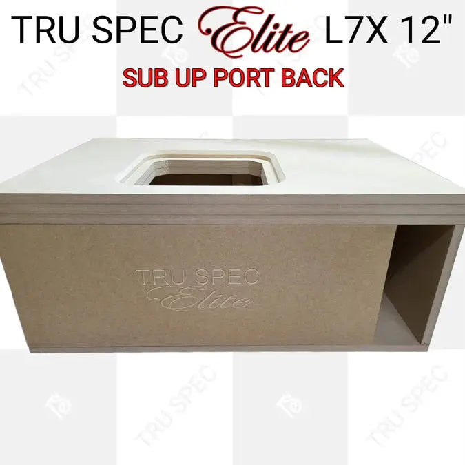 GP Car Audio TRU SPEC Elite Prefab Kicker Solo X 12" L7X Sub Up Port Back Subwoofer Enclosure - Car Audio