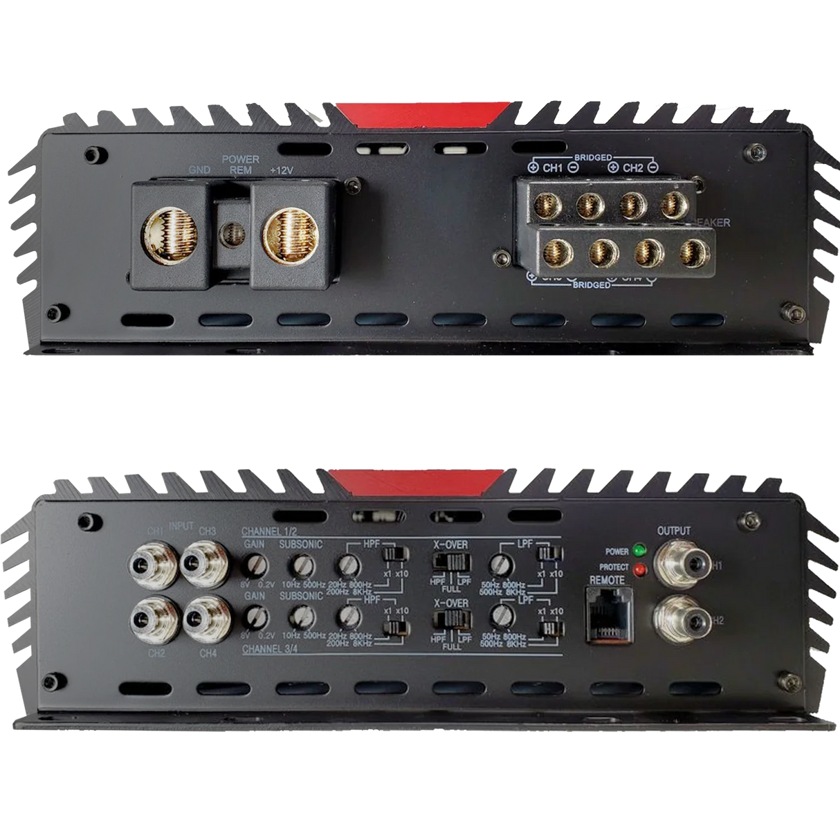 Synergy WFO 8.4D 4-Channel Amplifier 250X4 / 0GA Inputs