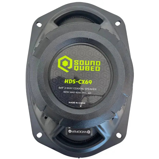 SoundQubed SoundQubed HDS Series 6x9" Coaxial 3-way Speakers (Pair) - Car Audio