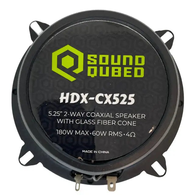 SoundQubed SoundQubed HDX Series 5.25" Coaxial 2-way Speakers (pair) - Car Audio