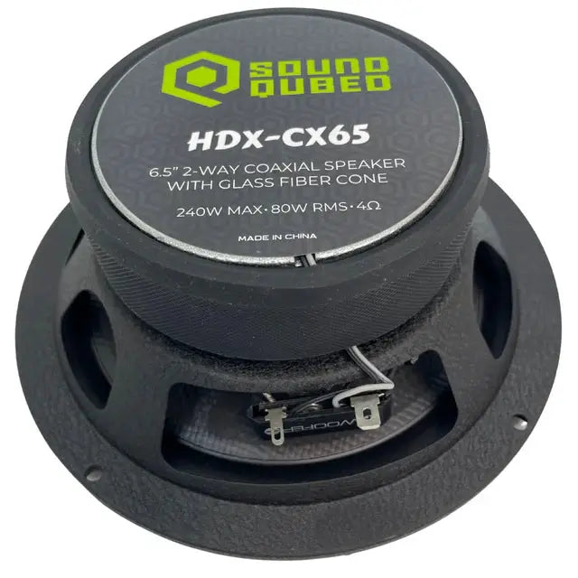 SoundQubed SoundQubed HDX Series 6.5" Coaxial 2-way Speakers (pair) - Car Audio