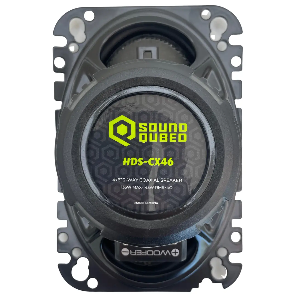 SoundQubed SoundQubed HDS Series 4x6" Coaxial 2-way Speakers (Pair) - Car Audio