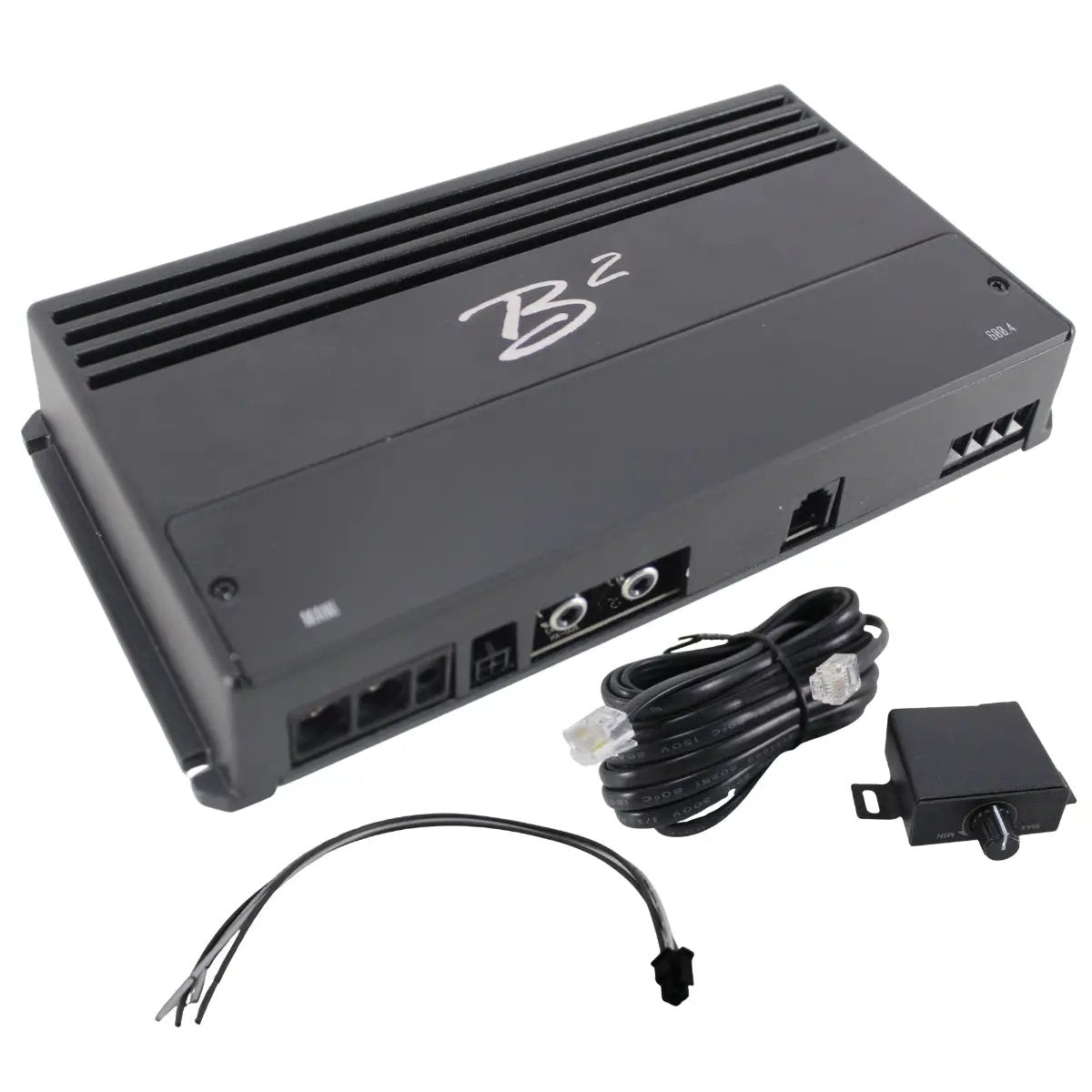 B2 Audio B2 Audio MANI 600 Watt 1-Ohm Car Audio Class D Compact Mono Bass Amplifier - Car Audio