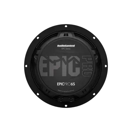 AudioControl AudioControl EPICPRO6S 6.5" Slim Midrange Speakers, 200W RMS, 4 Ohms (Pair) - Car Audio