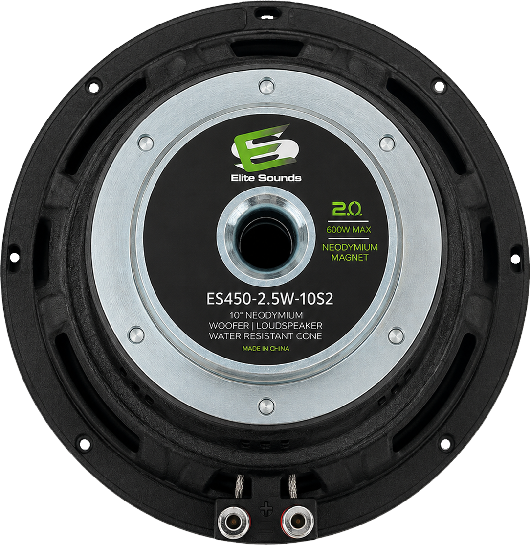 Elite Sounds Elite Sounds 10" Mid-Bass Woofer ES450-2.5W-10S2 - Car Audio