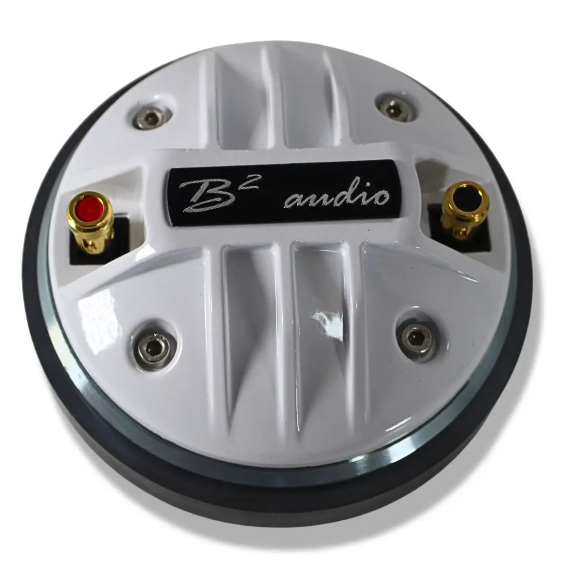 B2 Audio 200 Watt RMS 4 Ohm 1.75" VC Bolt On Compression Driver Pair B2-RAGECDR-44 - Car Audio