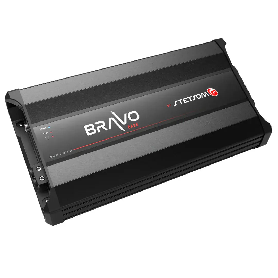 Stetsom Stetsom BRAVO BASS 8K Digital Subwoofer Amplifier Mono 1 Channel Class D 8000 Watts RMS - Car Audio