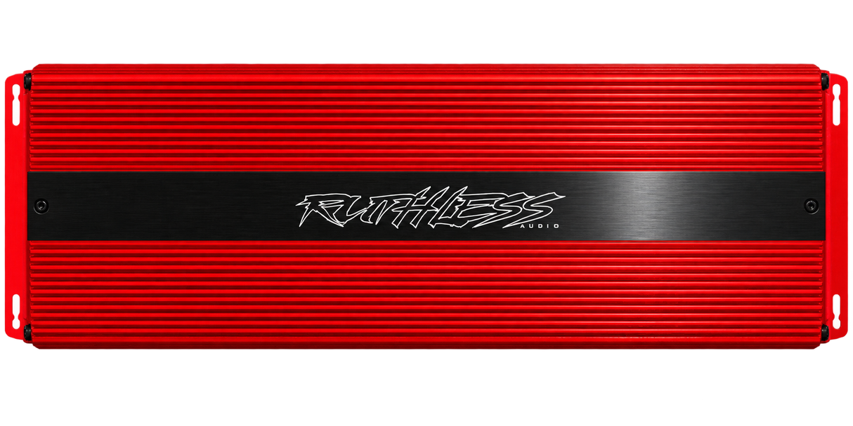 Ruthless Audio Ruthless Audio 12500.1 Red 12,500 Watt Monoblock Amplifier - Car Audio