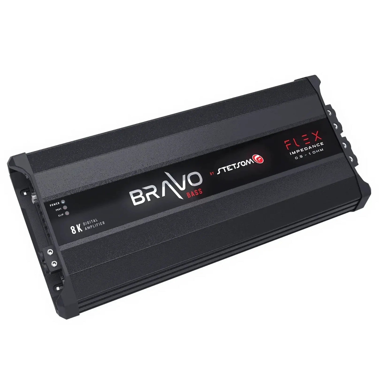 Stetsom BRAVO BASS Flex 8K 0.5~1ohm (Auto) Mono Class D Car Audio Amplifier, Automatic Impedance System 0.5 to 1 Ohm - Trinity Car Audio