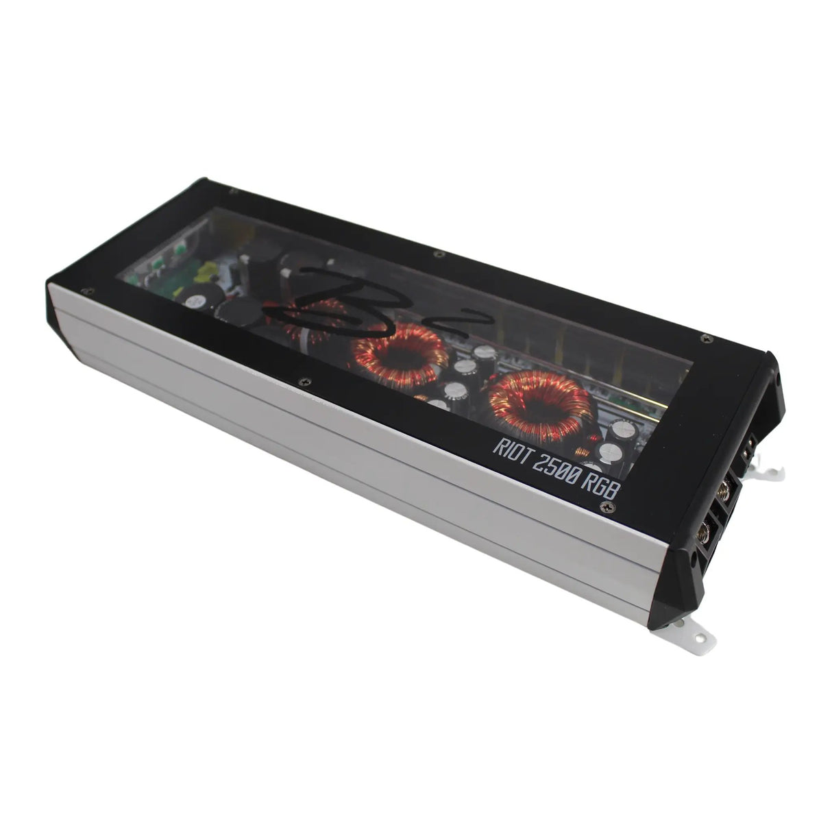 B2 Audio B2 Audio RIOT Mono 2.5K 2500 Watt 1-Ohm Class D Subwoofer Amplifier Full Range Amplifier w/ RGB LED Illumination - Car Audio