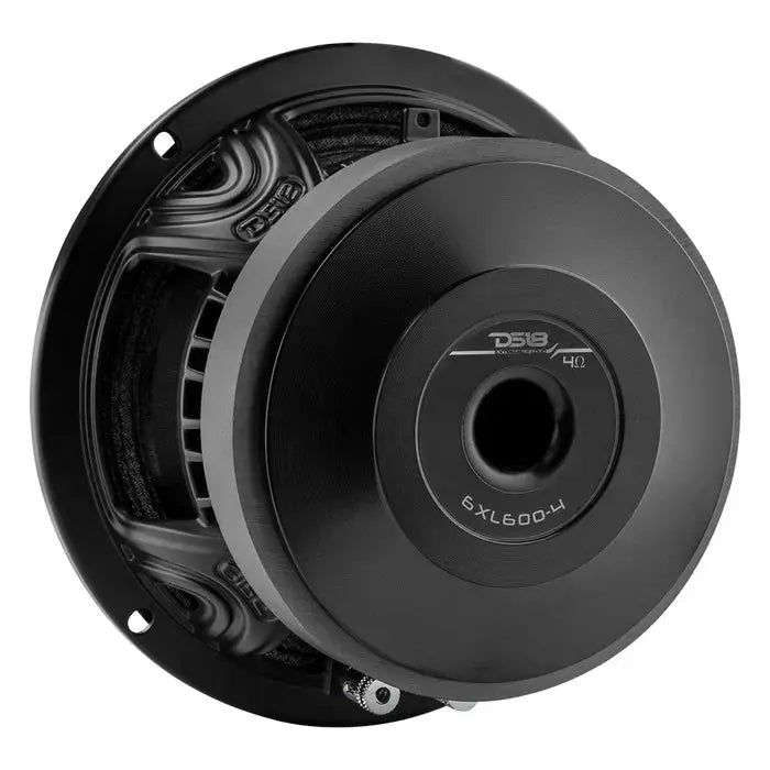 DS18 DS18 6XL600-4 XL 6.5" Mid-Range Loudspeaker 300 Watts Rms 4-Ohm (each) - Car Audio
