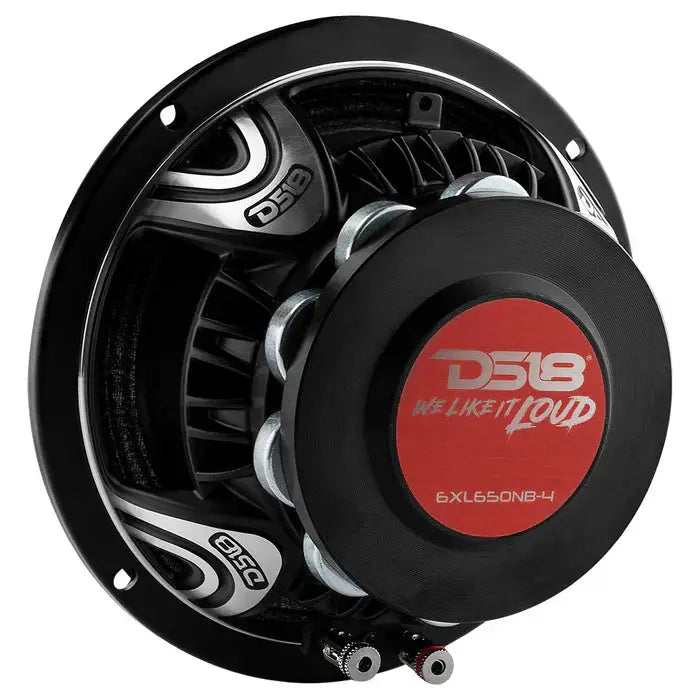 DS18 DS18 6XL650NB-4 XL 6.5" Neodymium Mid-Range Loudspeaker With Bullet 325 Watts Rms 4-Ohm (each) - Car Audio