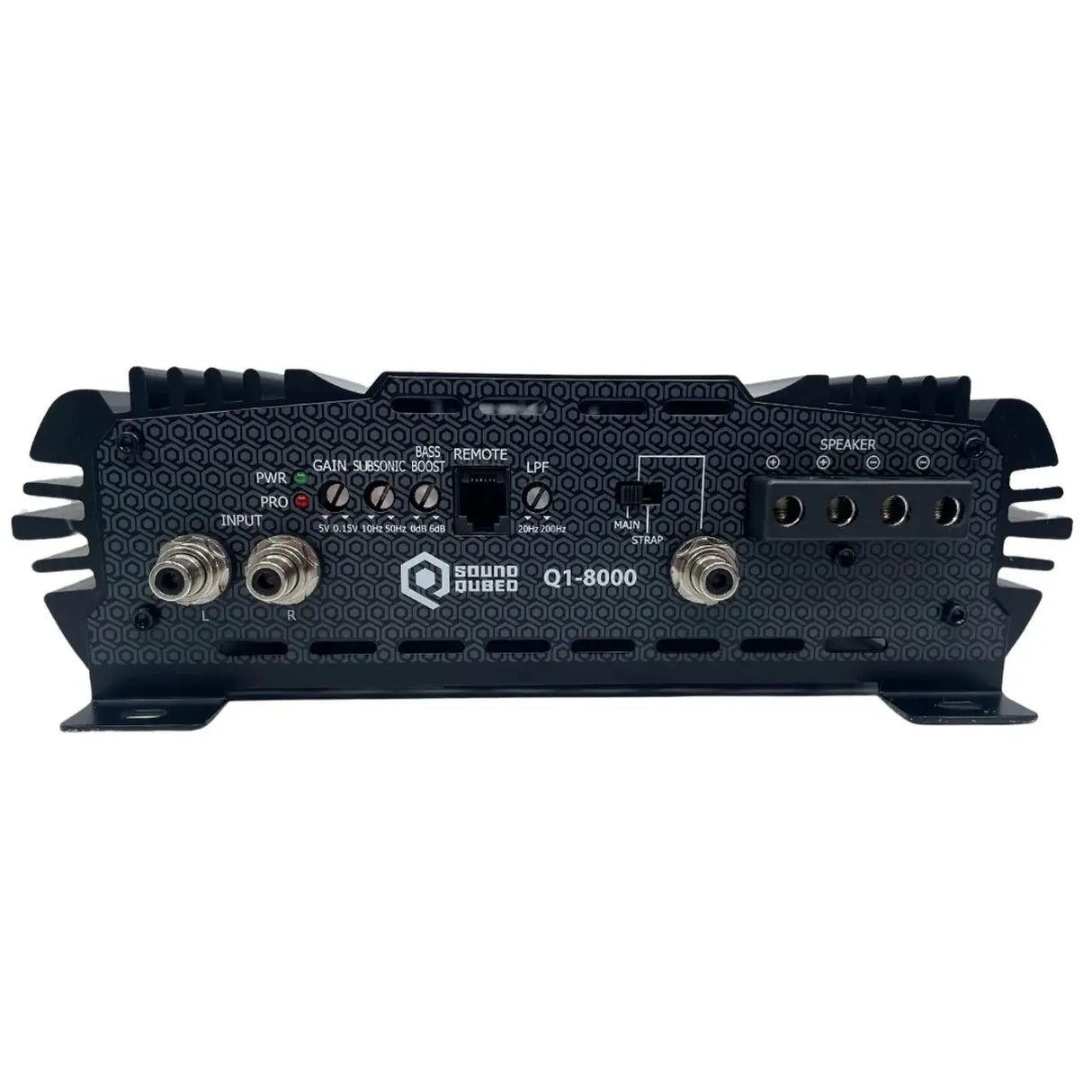 SoundQubed SoundQubed Q1-8000 18v Q-Series Mono Amplifier - Car Audio